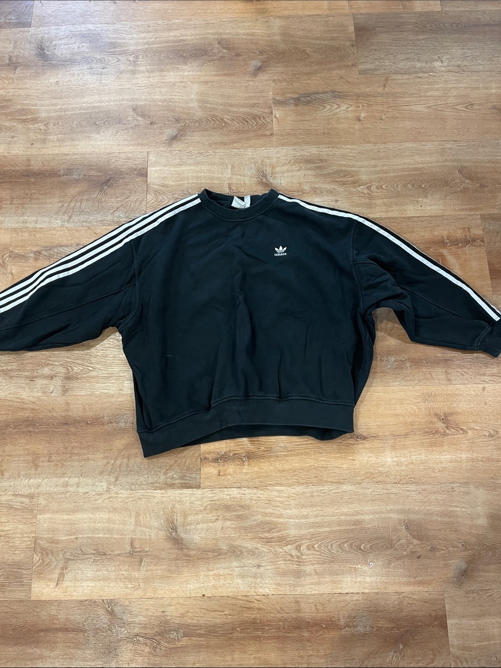 Women’s adidas Black Crewneck Sweatshirt